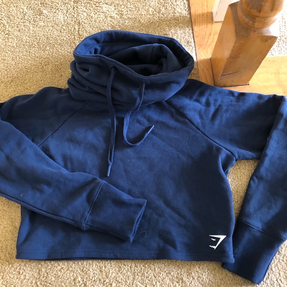 Gymshark slouch cropped hoodie